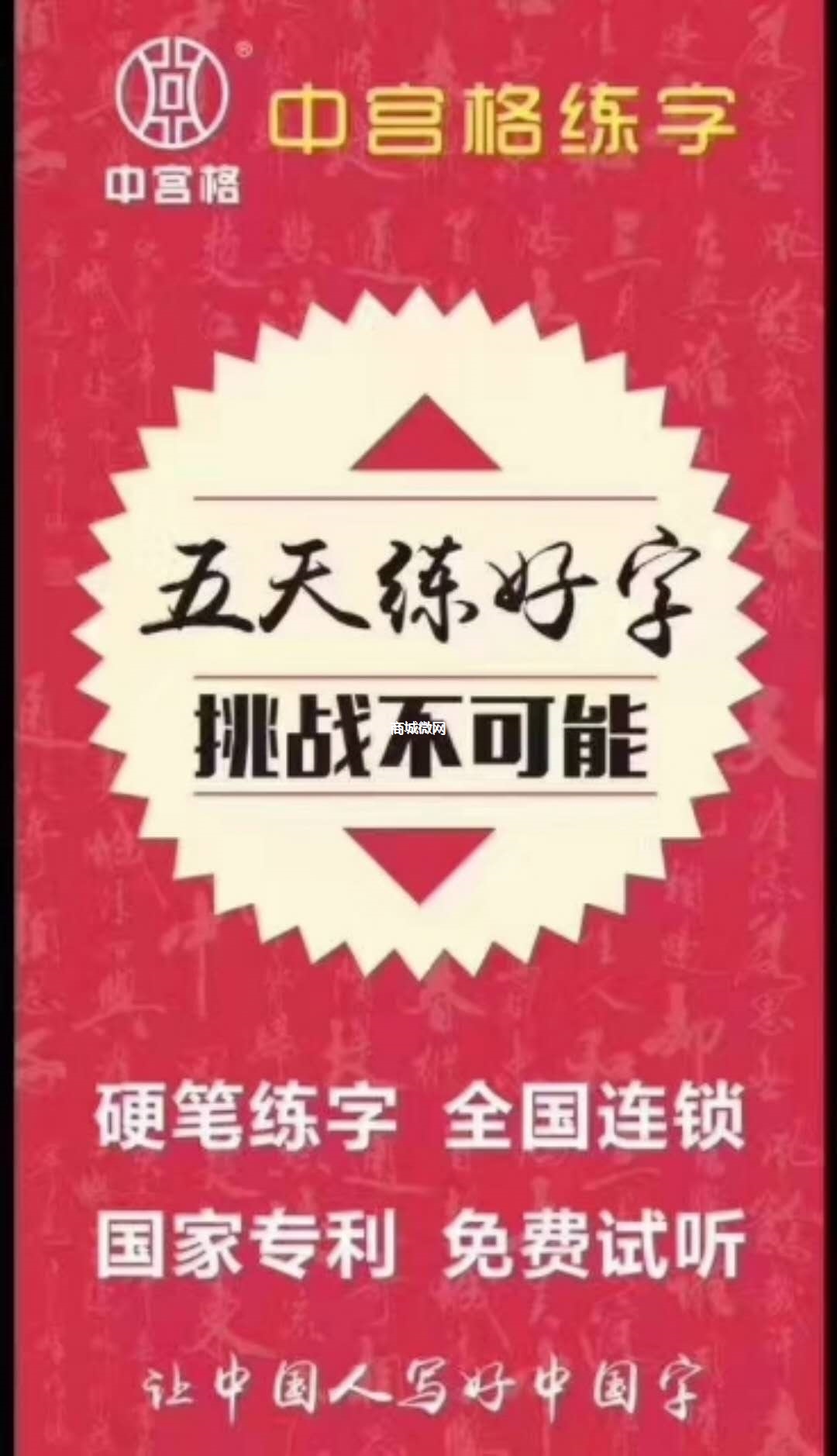 商城县中宫格练字班暑假招生开始了!提前报名