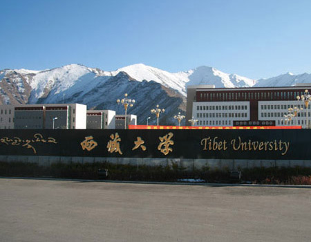 西藏大学校园风光图