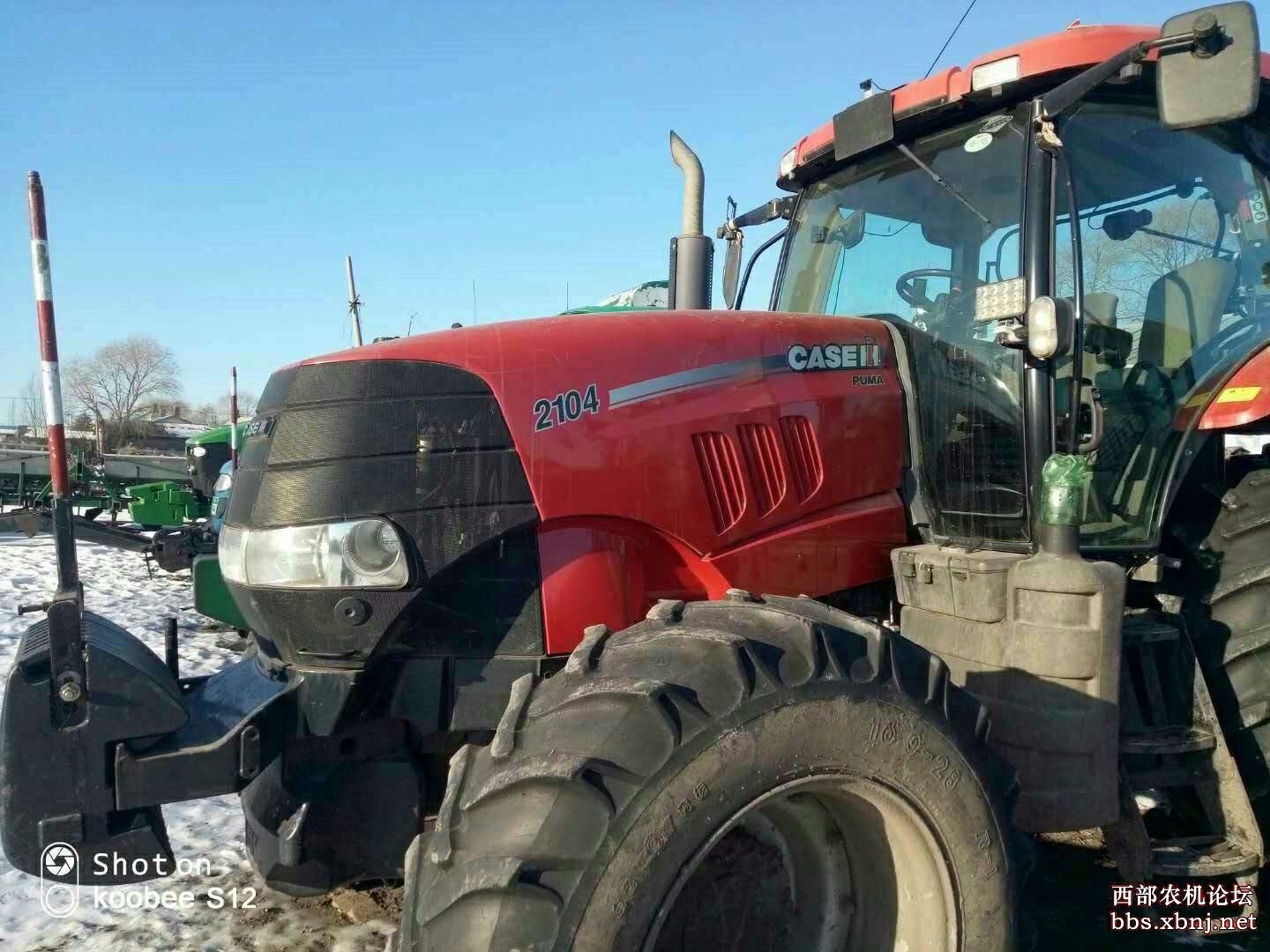 黑龙江低价出售凯斯2104拖拉机!