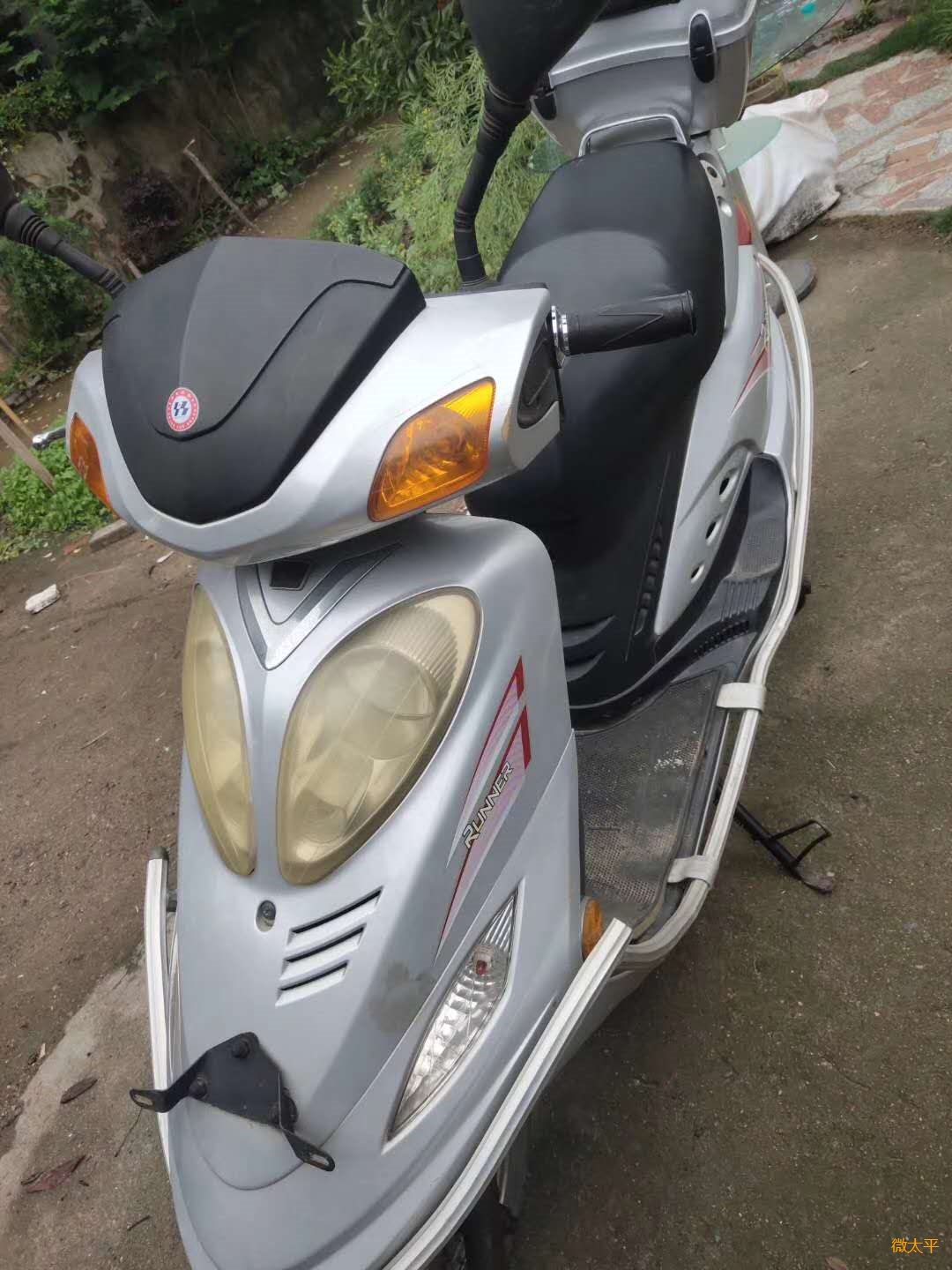 闲置钱江125踏板摩托车八成新出售,联系