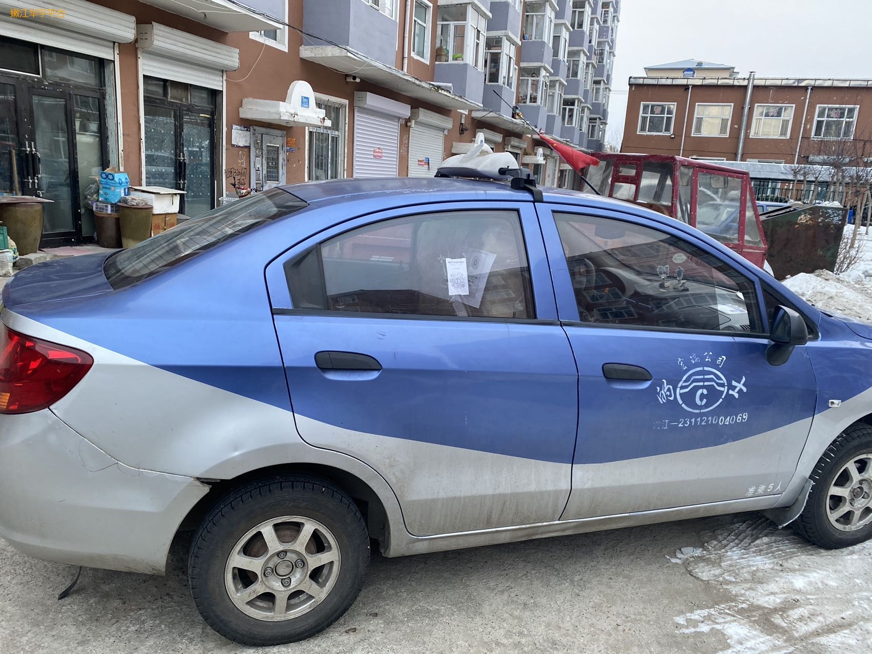 卖卖出租车宏瑞公司雪弗兰赛欧到明年七月三