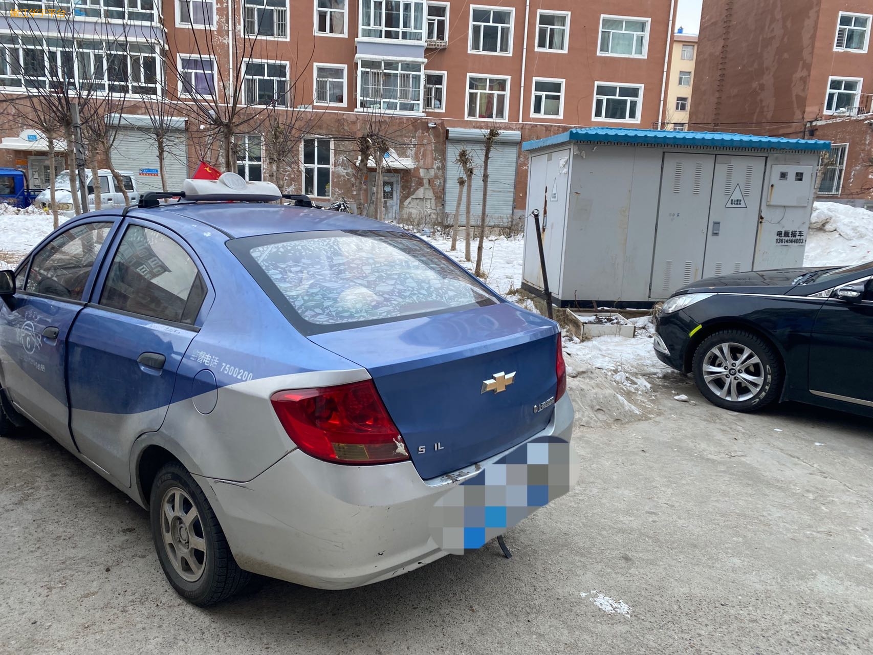 卖卖出租车宏瑞公司雪弗兰赛欧到明年七月三