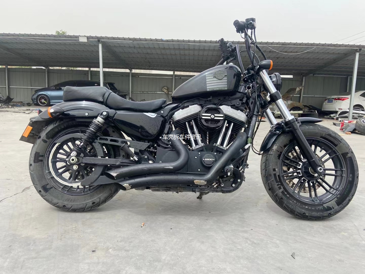 出,18年哈雷x48摩托车手续 残值,小