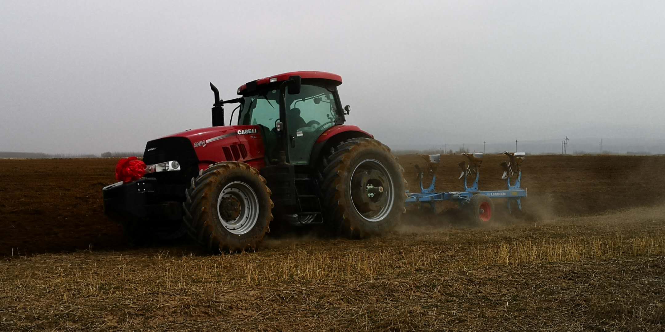 【直播】凯斯2254 雷肯八系四铧犁犁地!